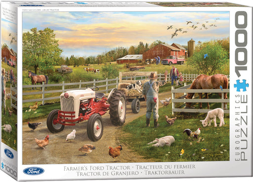 Eurographics - Farmer's Ford Tractor by Greg Giordano-(1000-Piece Puzzle)