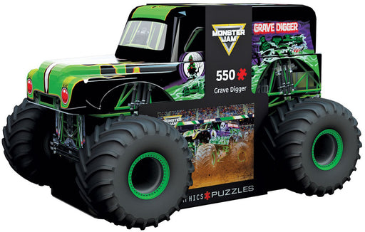 Eurographics - Grave Digger - MonsterJam Tin - (550 - Piece Puzzle)
