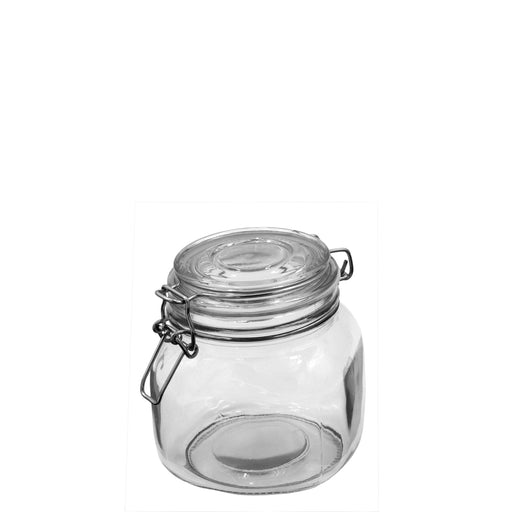 KITCHEN BASICS - Cliptop Glass Canister 750ml/25oz