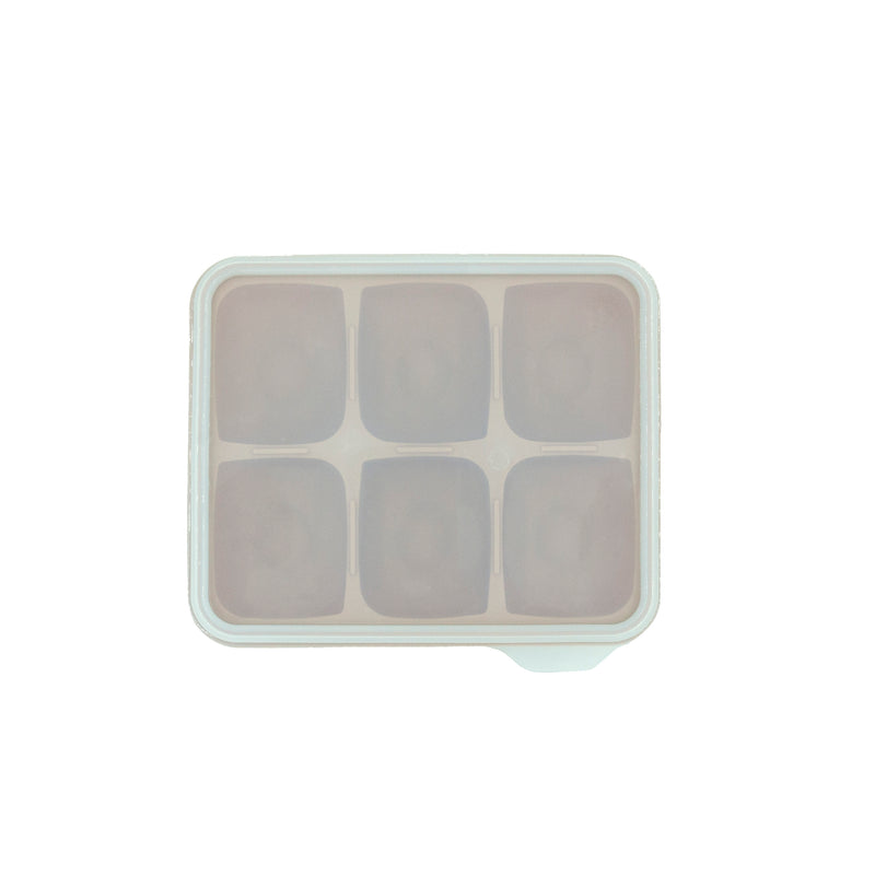 KITCHEN BASICS - Ice Cube Silicone Mold w/Lid Nougat
