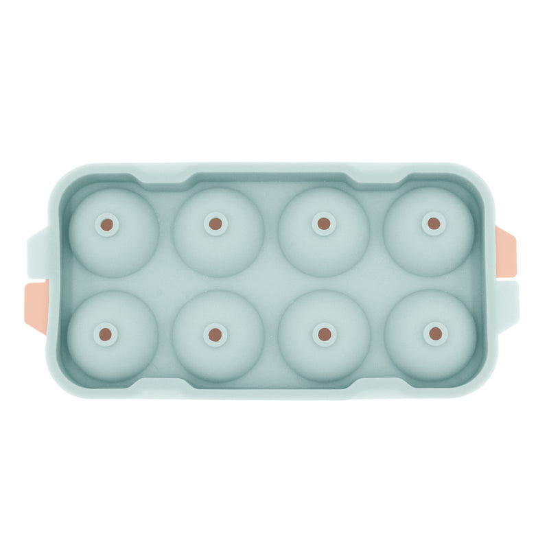 KITCHEN BASICS - Ice Ball Silicone Mold Nougat, Aqua-Blue