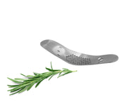 KITCHEN BASICS - Garlic Crusher w/Herb Stripper Stainless-Steel