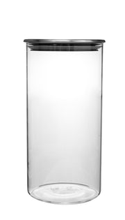 KITCHEN BASICS - Glass Canister with Lid Straight-Sided