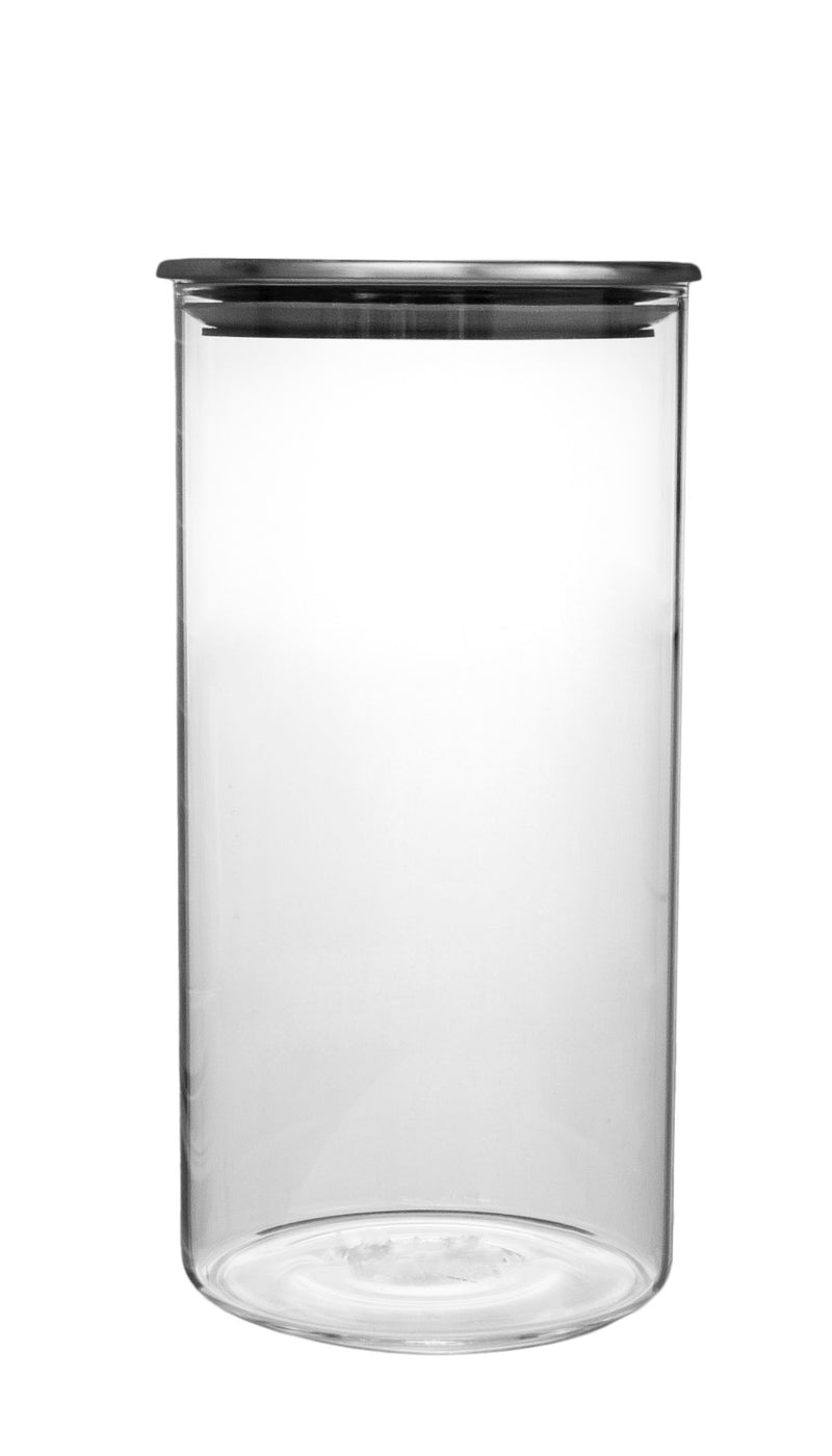 KITCHEN BASICS - Glass Canister with Lid Straight-Sided