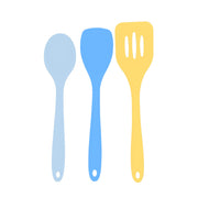 KITCHEN BASICS - Utensil Set 3/ST Turner, Spoon, Spoon-Spatula