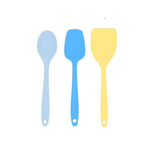 KITCHEN BASICS - Mini Utensil Set 3/ST Turner, Spoon, Spoon-Spatula