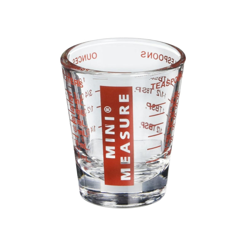 KITCHEN BASICS - MINI MEASURE Shot Glass 12/CDU (1oz, 2tbsp, 6tsp, 30ml)