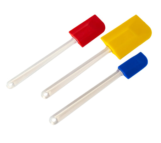 KITCHEN BASICS - Spatula Set Silicone 3/ST Assorted