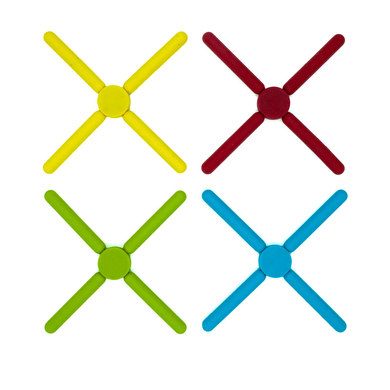 KITCHEN BASICS - Trivet Foldable 20/CDU Assorted Colours