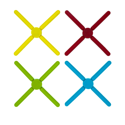 KITCHEN BASICS - Trivet Foldable 20/CDU Assorted Colours