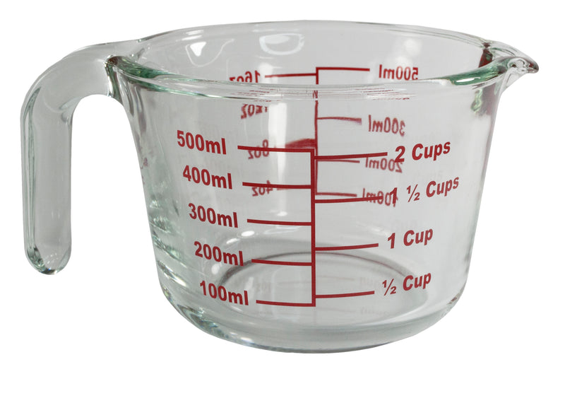 KITCHEN BASICS - Measuring Cup 500ml/17oz Glass