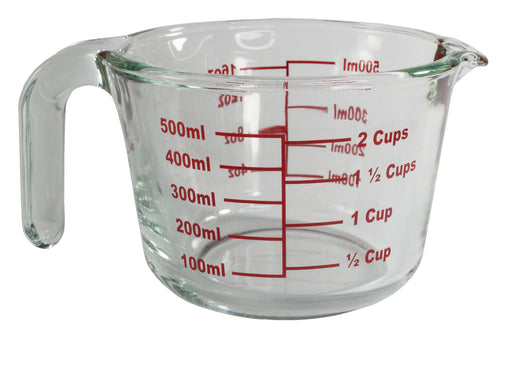 KITCHEN BASICS - Measuring Cup 500ml/17oz Glass