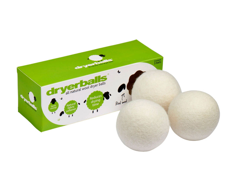 KITCHEN BASICS - MRS.GREEN'S Dryerballs Wool 3/PK 07.6cm/3"