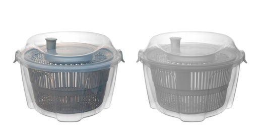 KITCHEN BASICS - Salad Spinner Assorted - White & Grey