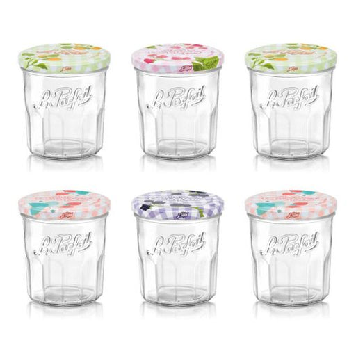 LE PARFAIT - Glass Jar w/decorative Metal Lid 324ml/13oz