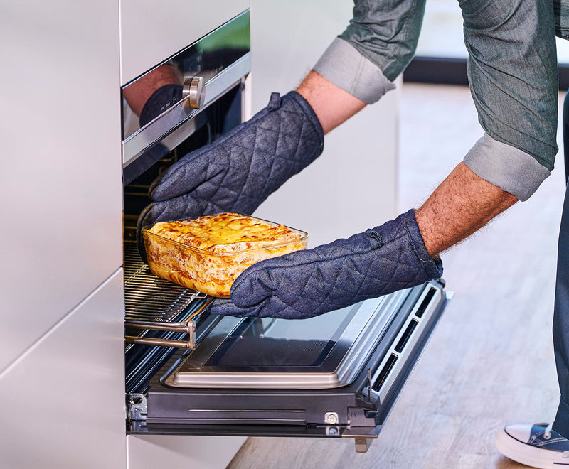 MEPAL - EASYCLIP Rect Glass Box 3/ST Large (2x1000ml/33oz, 2250ml/76oz) N-Sage