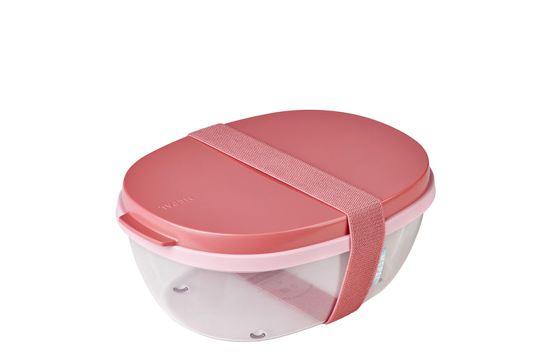 MEPAL - ELLIPSE Duo-Salad Box Vivid-Mauve