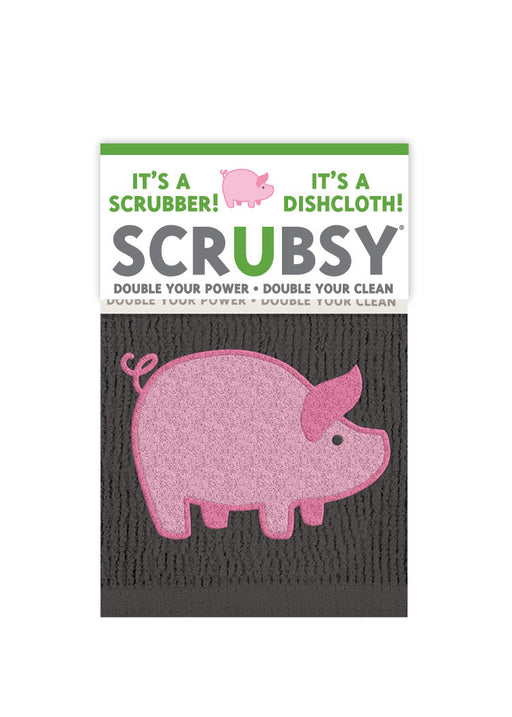 MU KITCHEN - SCRUBSY Scrubber & Dishcloth Pig