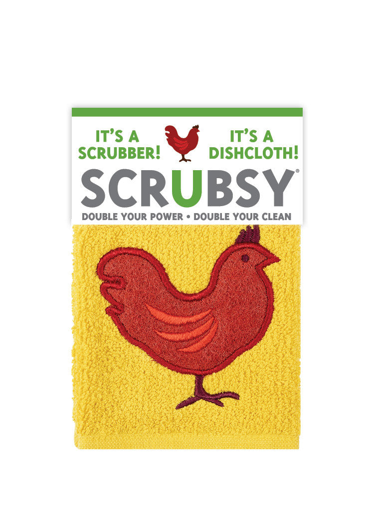 MU KITCHEN - SCRUBSY Scrubber & Dishcloth Rooster