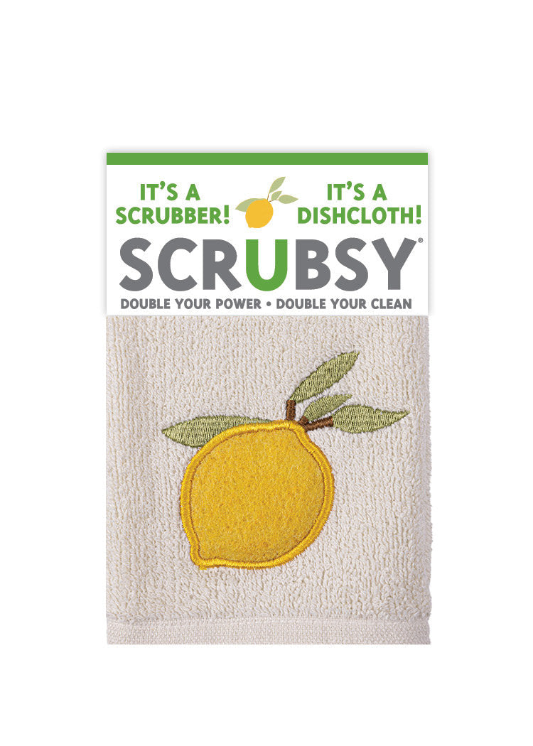 MU KITCHEN - SCRUBSY Scrubber & Dishcloth Lemon Tree