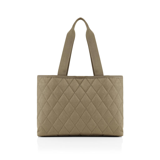 REISENTHEL - CLASSIC SHOPPER Large Rhombus-Olive