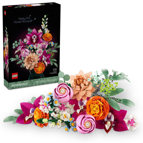 LEGO - 10342 - BOTANICAL COLLECTION - Pretty Pink Flower Bouquet - 749pcs