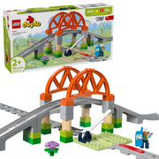 LEGO - 10426 - DUPLO - Train Bridge and Tracks Expansion Set - 42pcs
