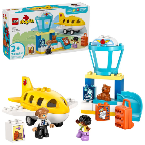 LEGO - 10443 - Duplo - First Time At The Airport - 23 Pc - F25