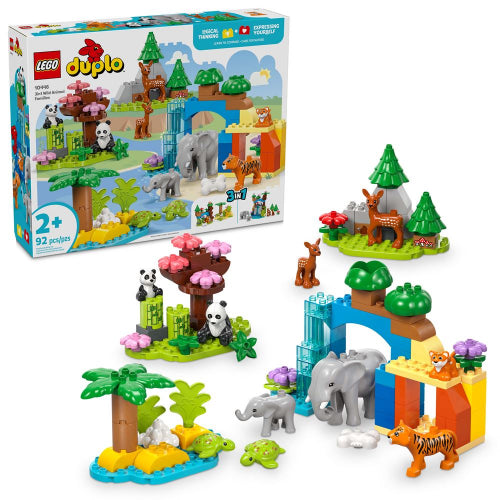 LEGO - 10446 - DUPLO - 3in1 Wild Animal Families - 92pcs
