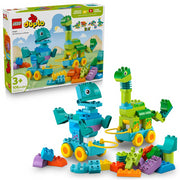 LEGO - 10451 - DUPLO - 3in1 Dinosaurs on Wheels - 108pcs - F25