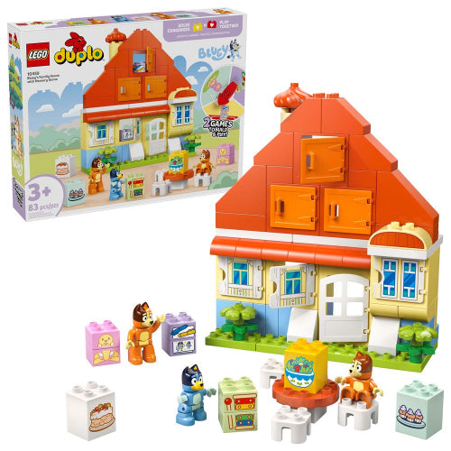 LEGO - 10459 - BLUEY - Bluey's Family House with Memory Game - 83pcs - F25