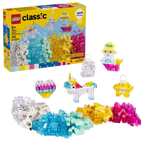 LEGO - 11040 - Lego Classic - Magical Transparent Box - 340 Pc