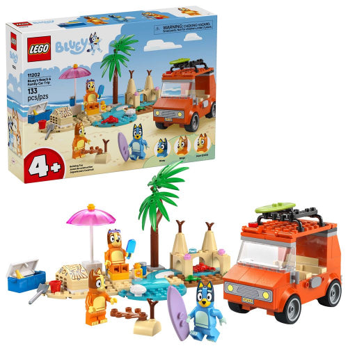 LEGO - 11202 - BLUEY - Bluey's Beach & Family Car Trip - 133pcs - F25