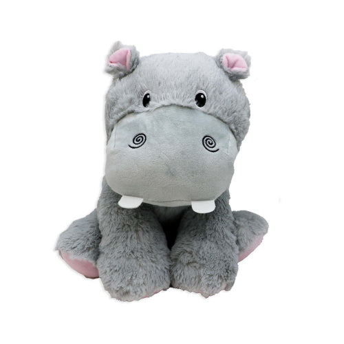PLUSH - 12" SITTING ANIMALS - HIPPO
