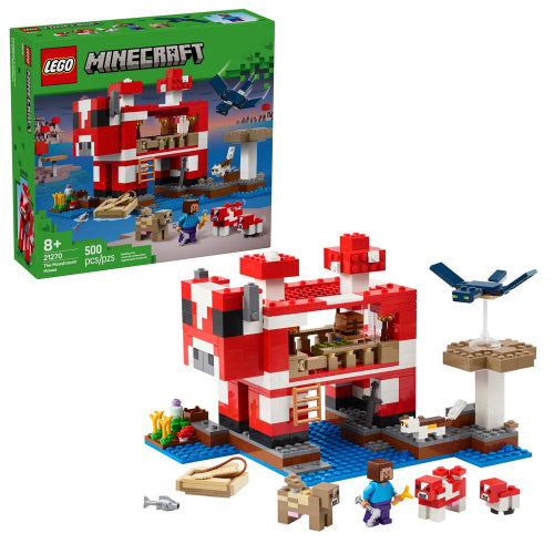 LEGO - 21270 - MINECRAFT - The Mooshroom House - 500pcs