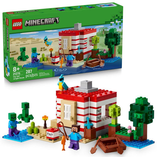 LEGO - 21275 - MINECRAFT - The TNT Jungle House - 287pcs - F25