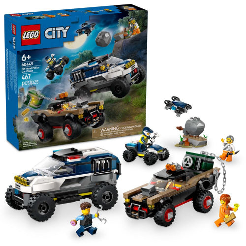 LEGO - 60449 - CITY - Off-Road Police Car Chase - 467pcs
