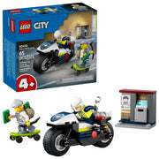 LEGO - 60455 - CITY - Police Motorcycle Chase - 65pcs - F25