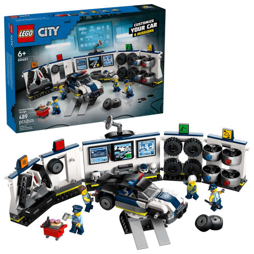 LEGO - 60457 - CITY - Custom Police Car Garage - 489pcs - F25