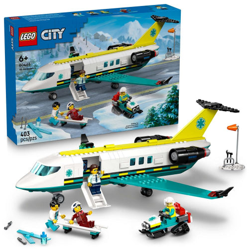 LEGO - 60465 - CITY - Emergency Air Ambulance Airplane - 403pcs - F25