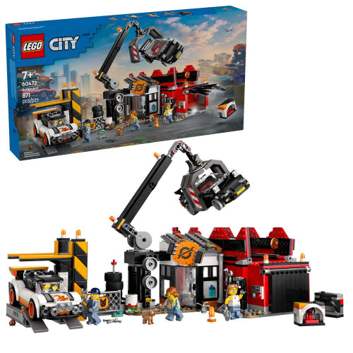 LEGO - 60472 - CITY - Scrapyard with Cars - 871pcs