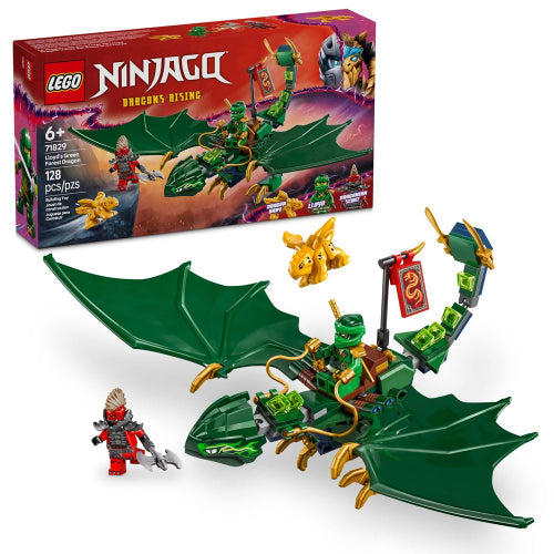 LEGO - 71829 - NINJAGO - Lloyd's Green Forest Dragon - 128pcs