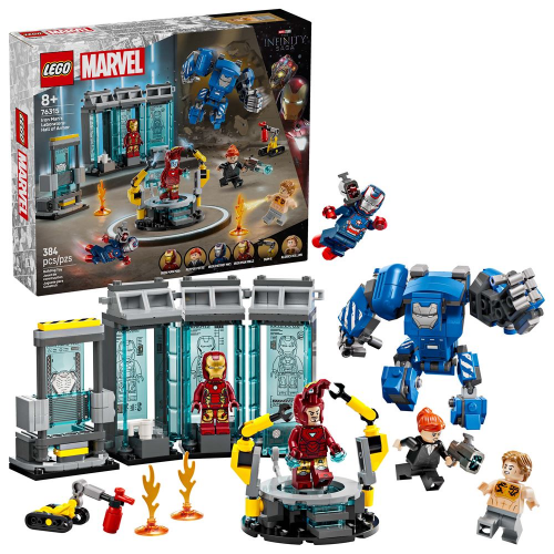 LEGO - 76315 - Marvel - Iron Man's Laboratory - Hall of Armor - 384 Pc