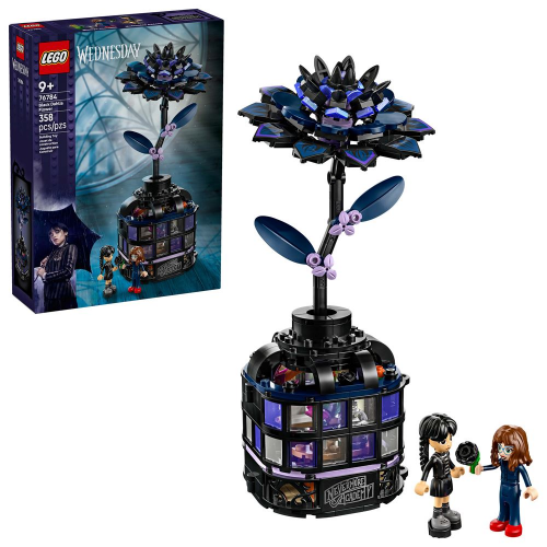 LEGO - 76784 - Wednesday - Black Dahlia Flower - 358 Pc