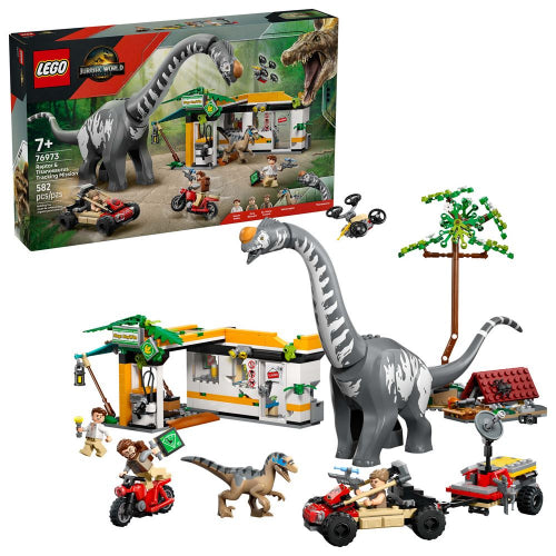 LEGO - 76973 - JURASSIC WORLD - Raptor & Titanosaurus - 582pcs - F25
