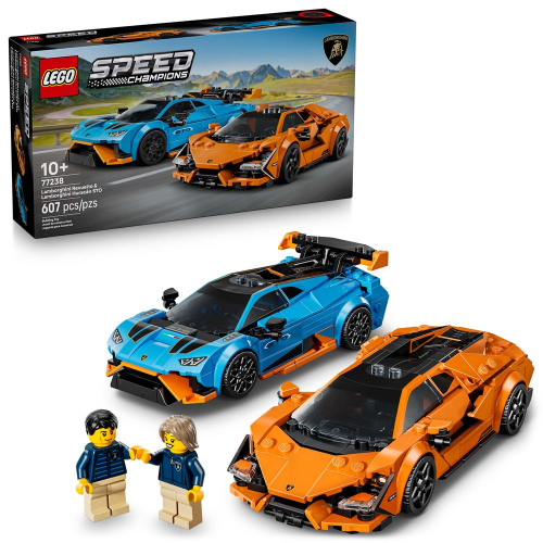 LEGO - 77238 - Speed Champions - Lamborghini Revuelto & Huracan STO - 607 Pc