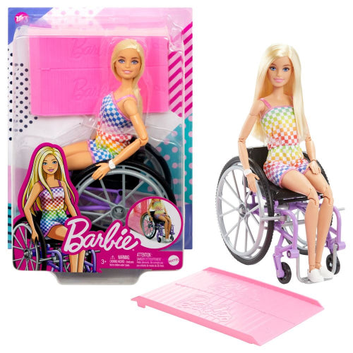 Mattel - Barbie - Fashionista + Wheelchair - Checkers
