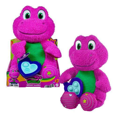 Mattel - BARNEY - SENSORY PLUISH