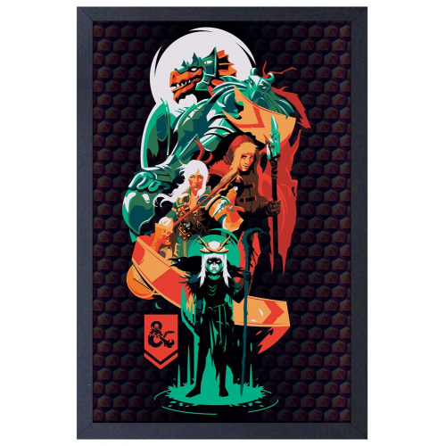 Pyramid America - DUNGEONS & DRAGONS - AGAINST THE ODDS - 11" x 17" GEL PRINT