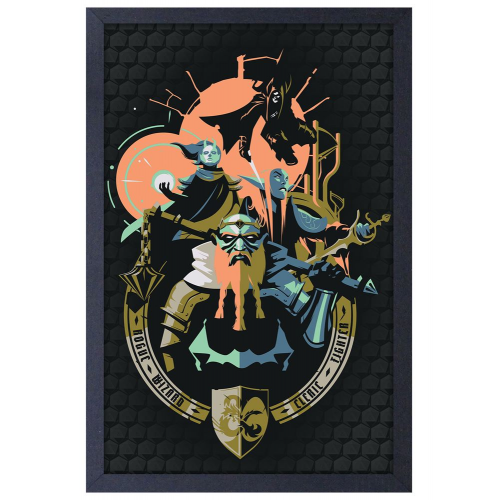 Pyramid America - DUNGEONS & DRAGONS - GROUP - 11" x 17" GEL PRINT